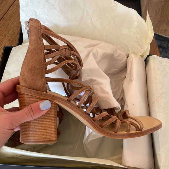 NWT rag & bone Camille suede sandals - Picture 3 of 15